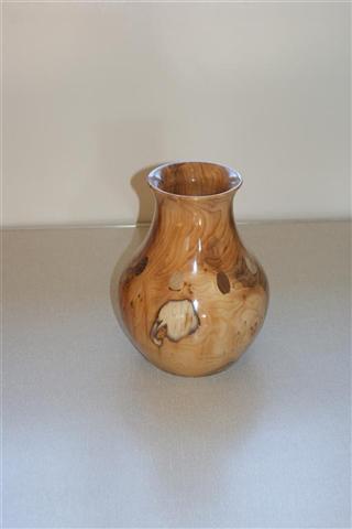 Norman Smithers Highly commended Yew vase